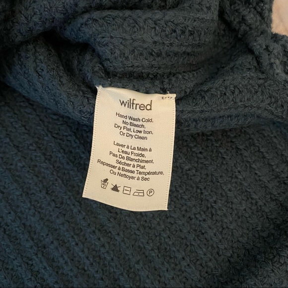 Aritzia | Wilfred | Durandal Sweater — Blue Grey | Size XXS - Picture 9 of 13
